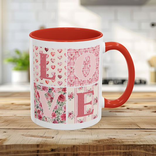 LOVE Cottage Core Valentine's 11 & 15 oz. Mug