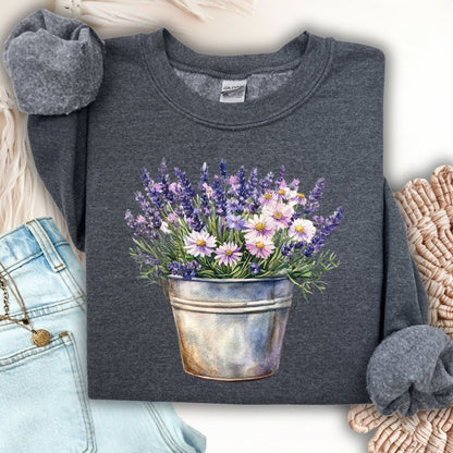 Lavender Blooms Sweatshirt