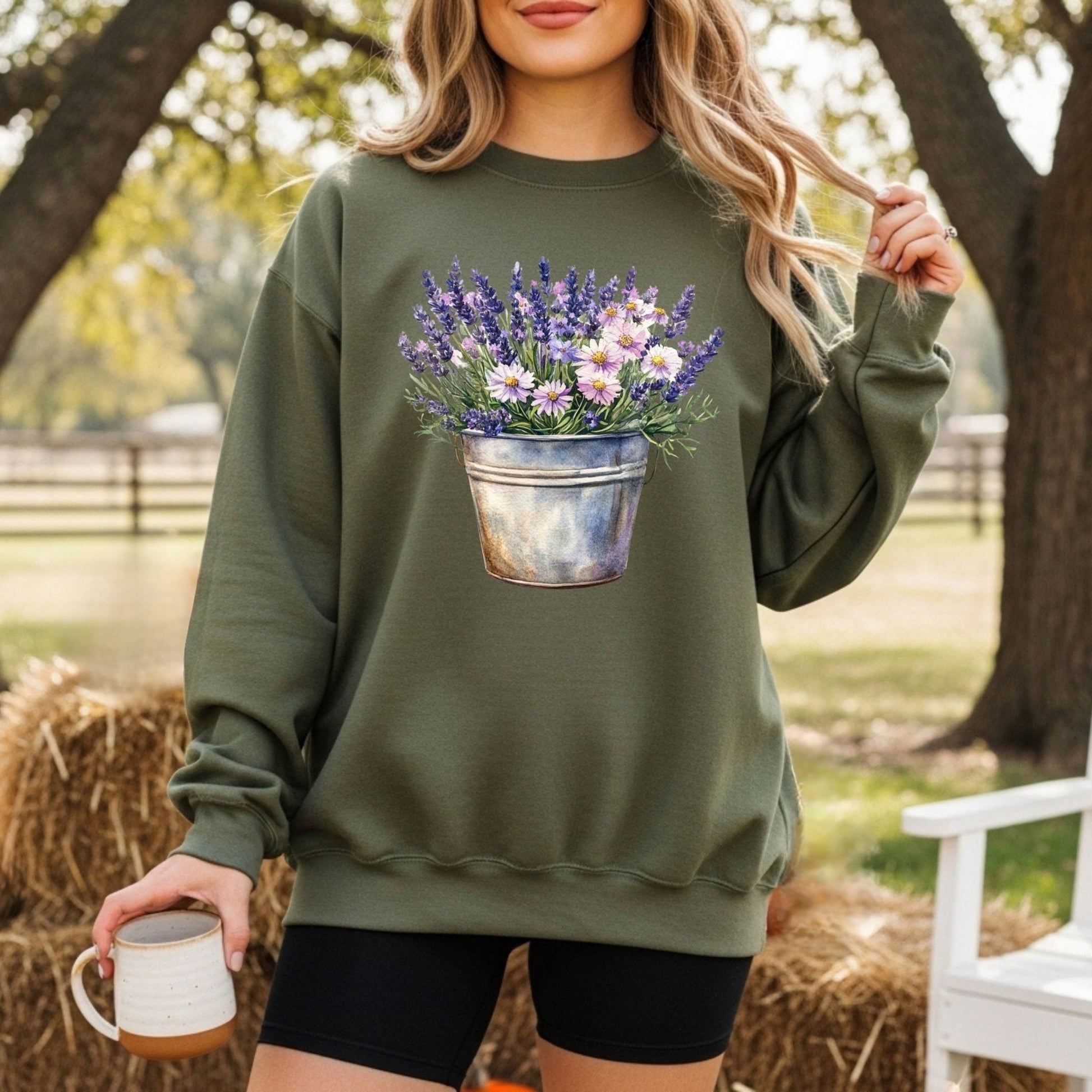 Lavender Blooms Sweatshirt