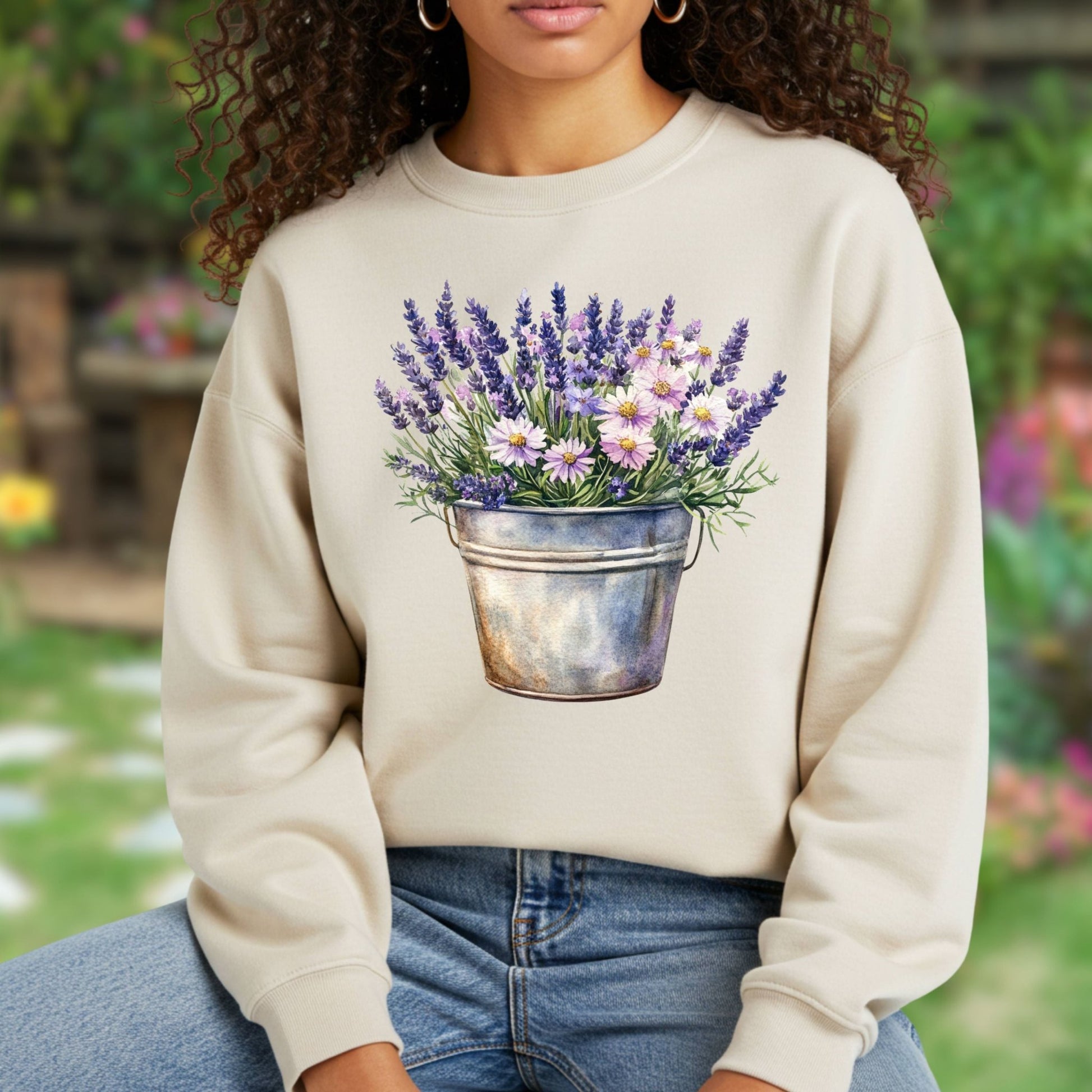 Lavender Blooms Sweatshirt