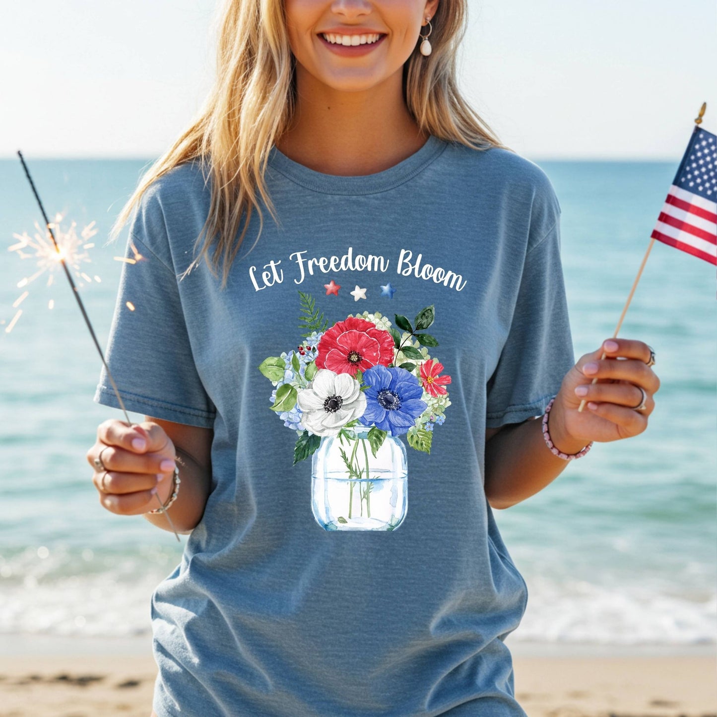 Let Freedom Bloom T-Shirt