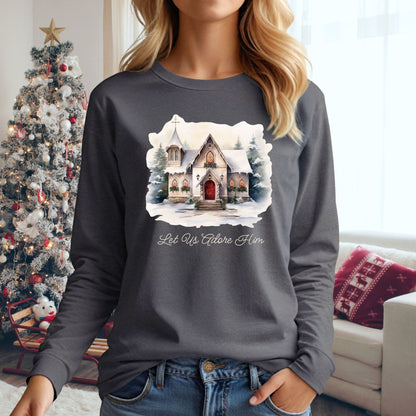 Let Us Adore Him Long Sleeve Tee