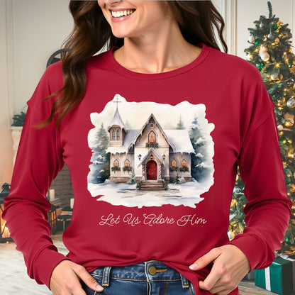 Let Us Adore Him Long Sleeve Tee