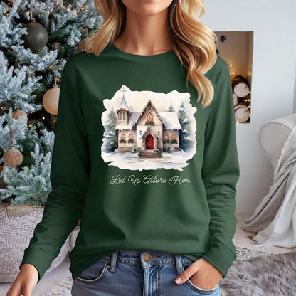 Let Us Adore Him Long Sleeve Tee