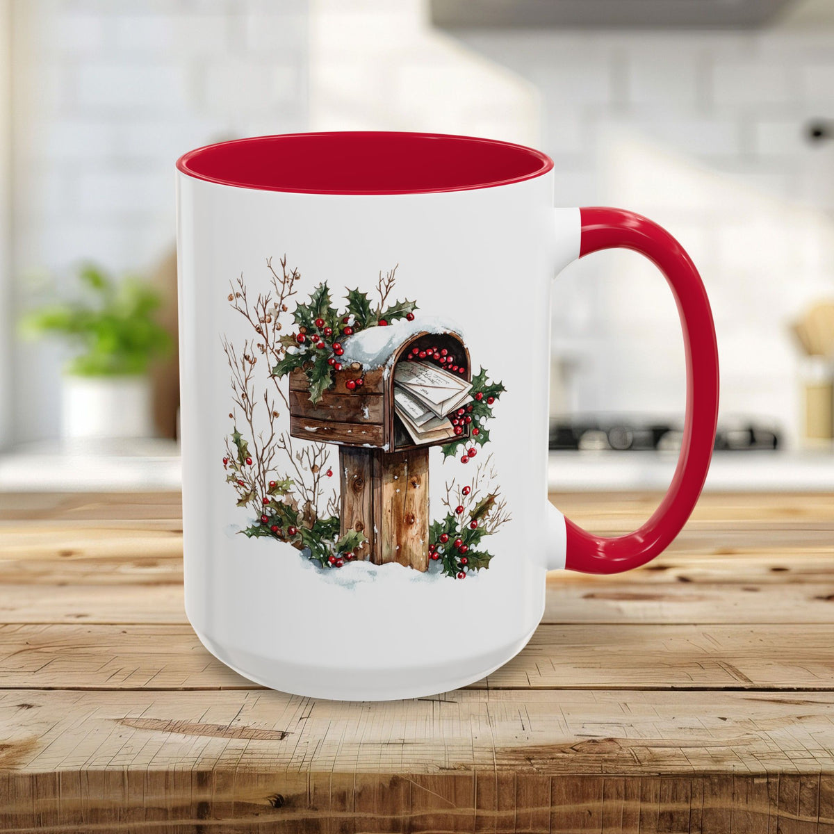 Letters to Santa Rustic Mailbox (11/15oz)