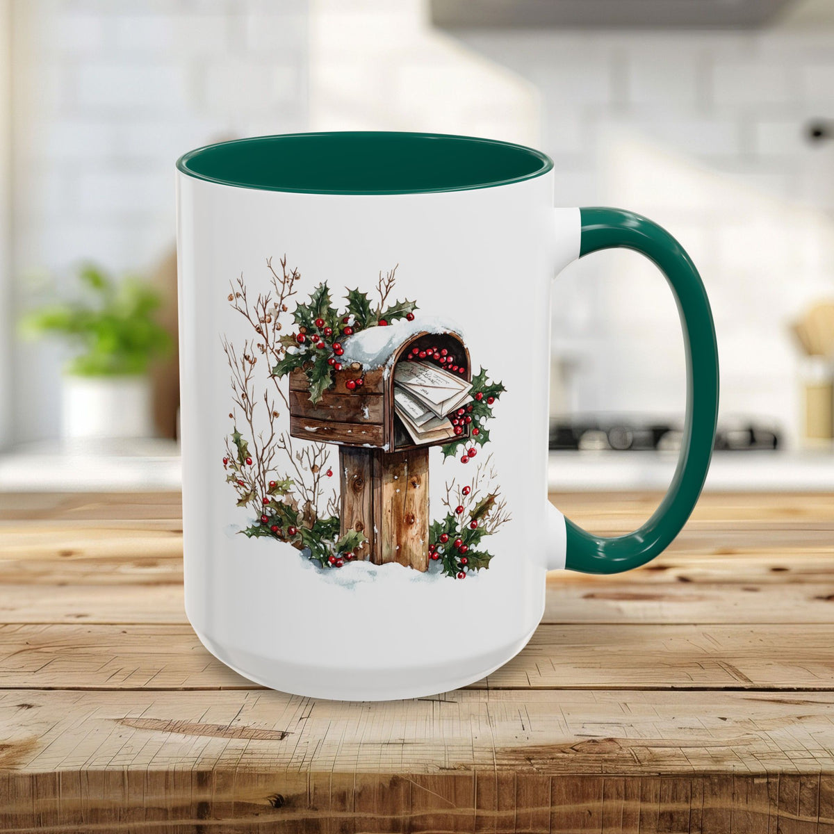 Letters to Santa Rustic Mailbox (11/15oz)
