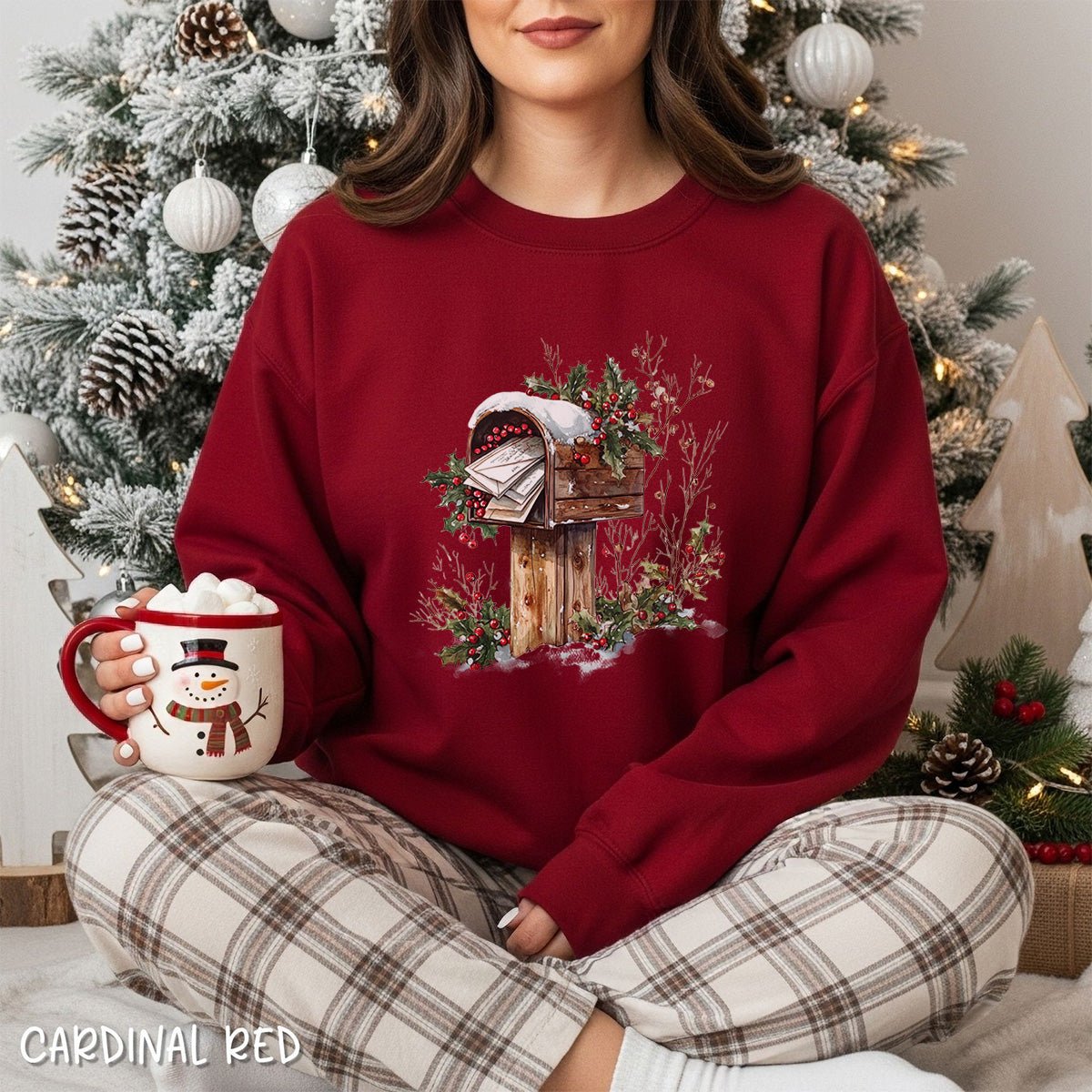 Letters to Santa Rustic Mailbox Sweatshirt