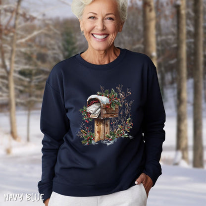 Letters to Santa Rustic Mailbox Sweatshirt
