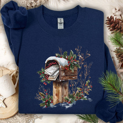 Letters to Santa Rustic Mailbox Sweatshirt