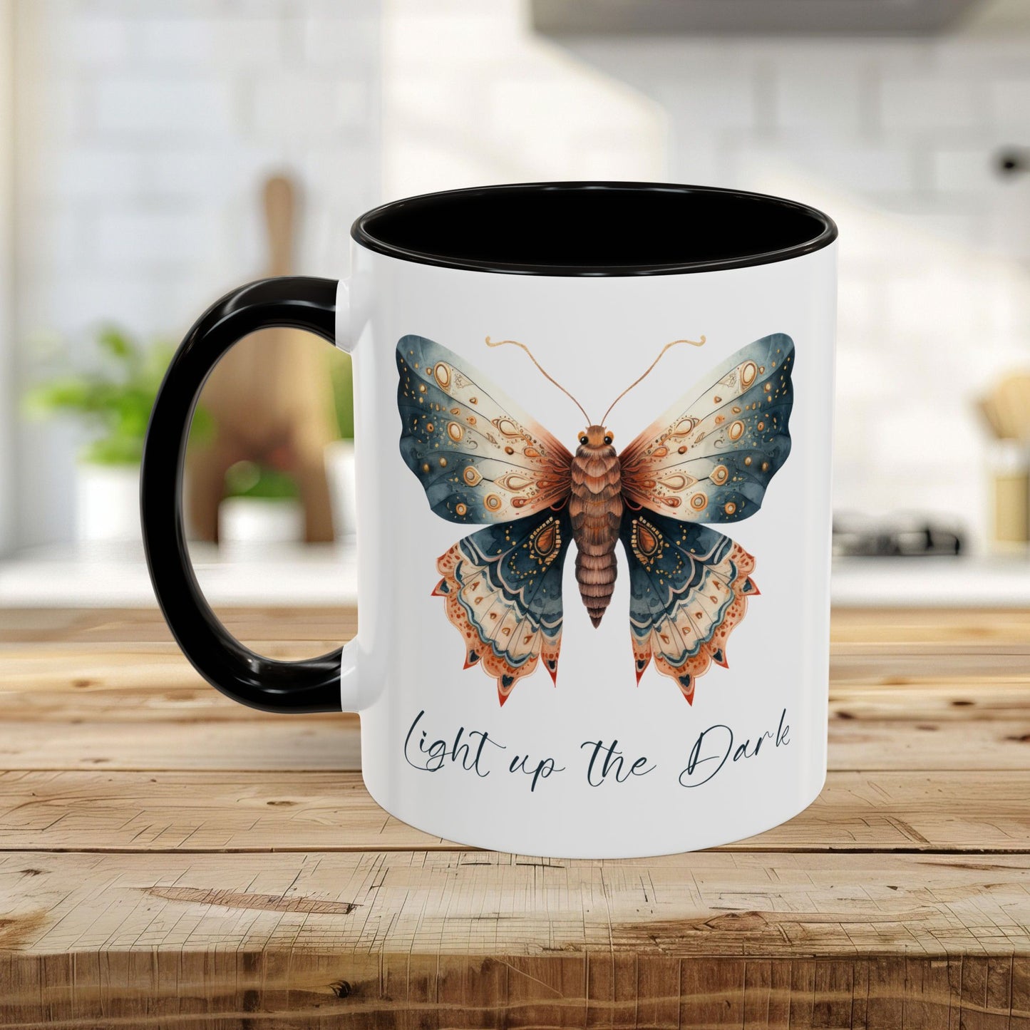 Light Up the Dark Autumn Moth Mug (11/15oz)