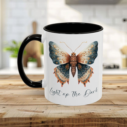 Light Up the Dark Autumn Moth Mug (11/15oz)
