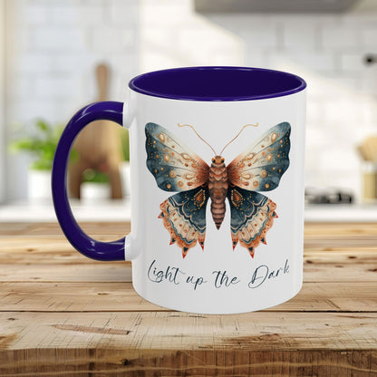 Light Up the Dark Autumn Moth Mug (11/15oz)