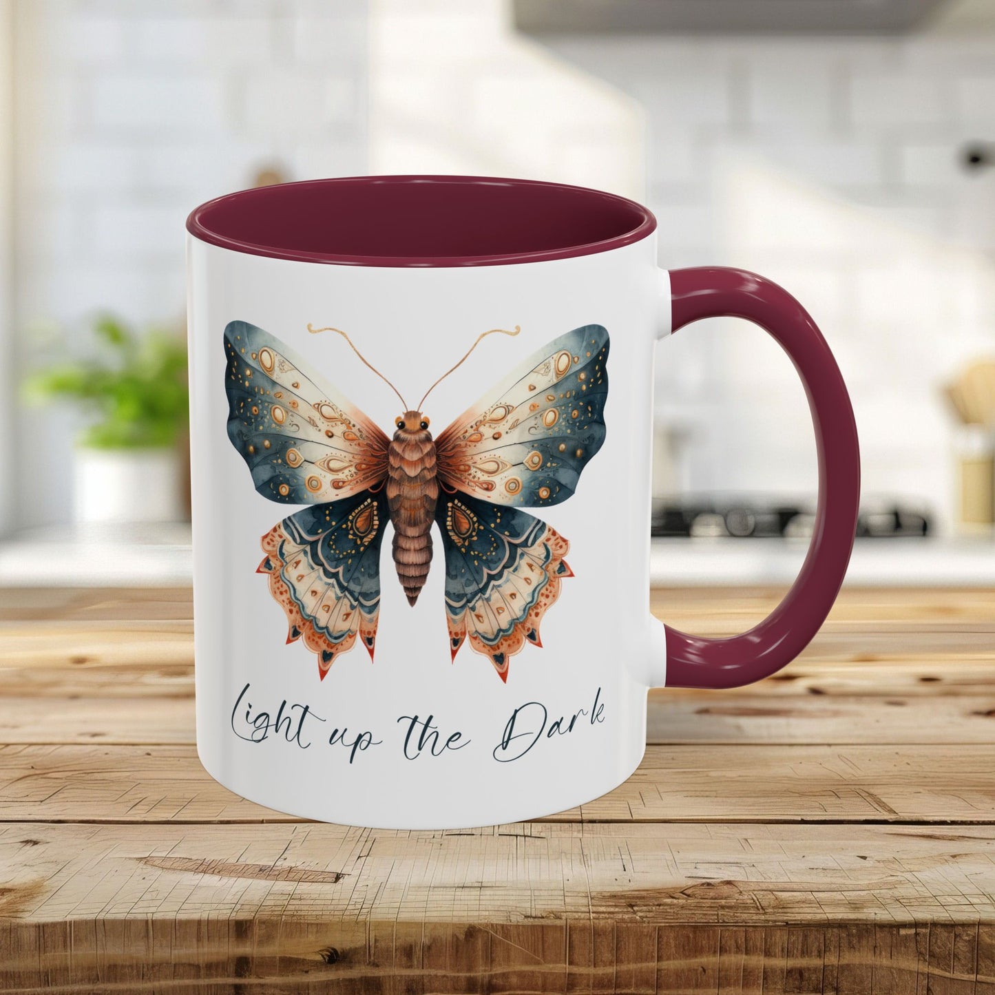 Light Up the Dark Autumn Moth Mug (11/15oz)