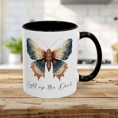 Light Up the Dark Autumn Moth Mug (11/15oz)