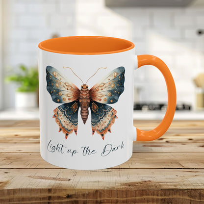 Light Up the Dark Autumn Moth Mug (11/15oz)