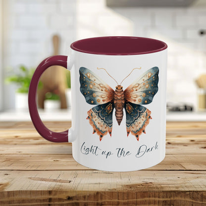 Light Up the Dark Autumn Moth Mug (11/15oz)