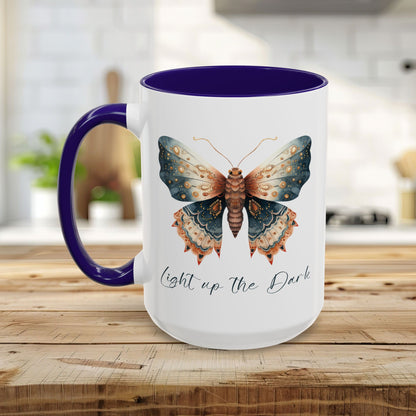 Light Up the Dark Autumn Moth Mug (11/15oz)