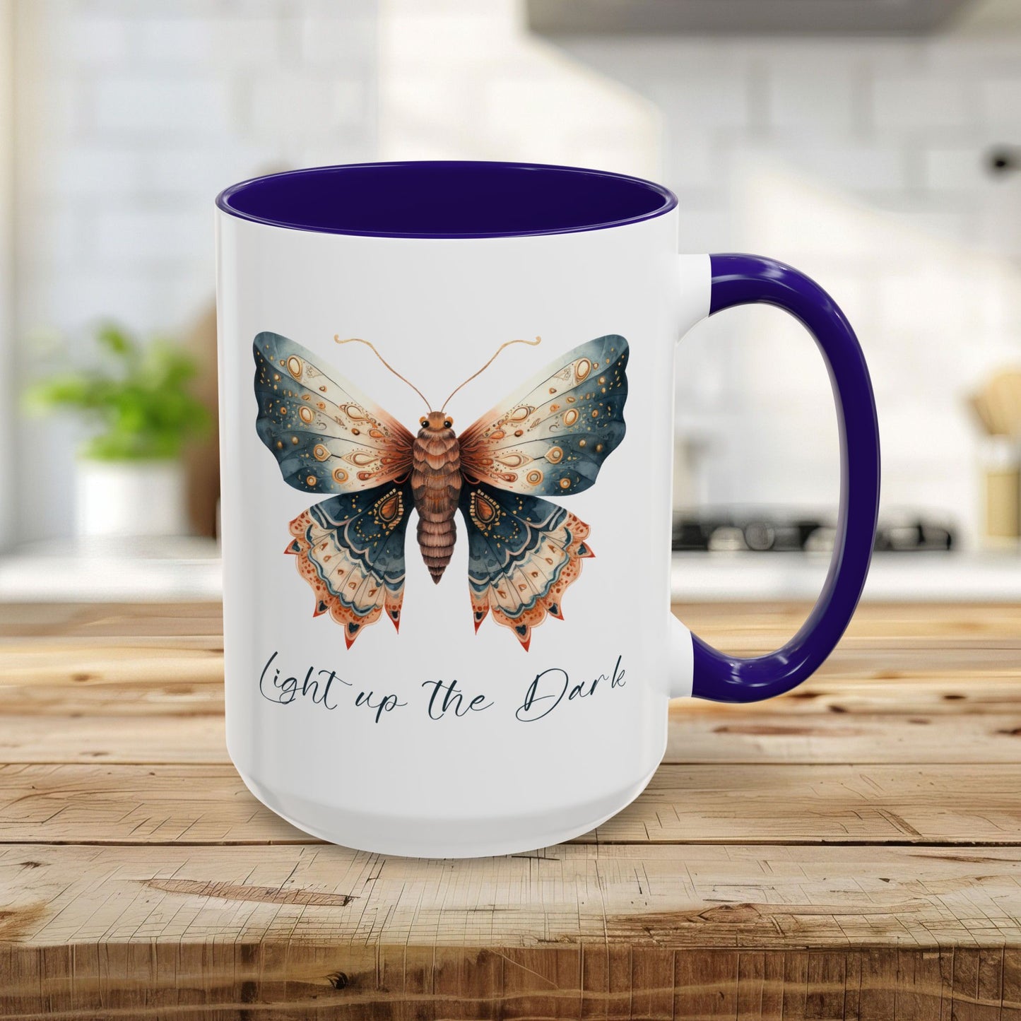 Light Up the Dark Autumn Moth Mug (11/15oz)