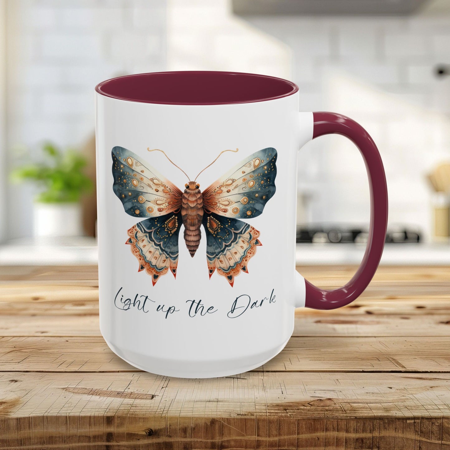 Light Up the Dark Autumn Moth Mug (11/15oz)