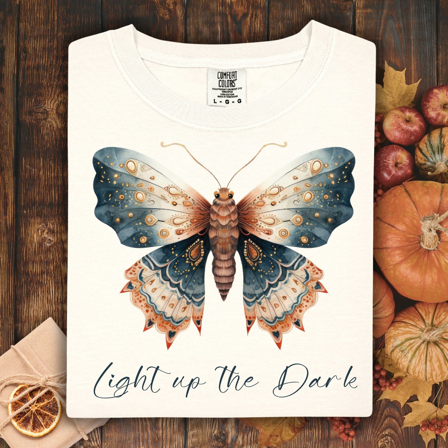 Light Up the Dark Vintage Moth T-Shirt