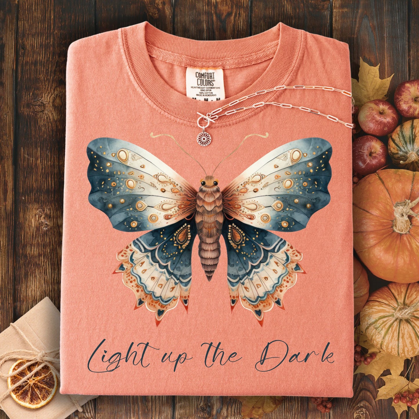 Light Up the Dark Vintage Moth T-Shirt