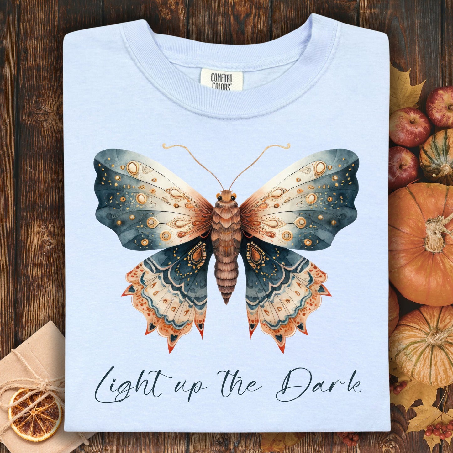 Light Up the Dark Vintage Moth T-Shirt