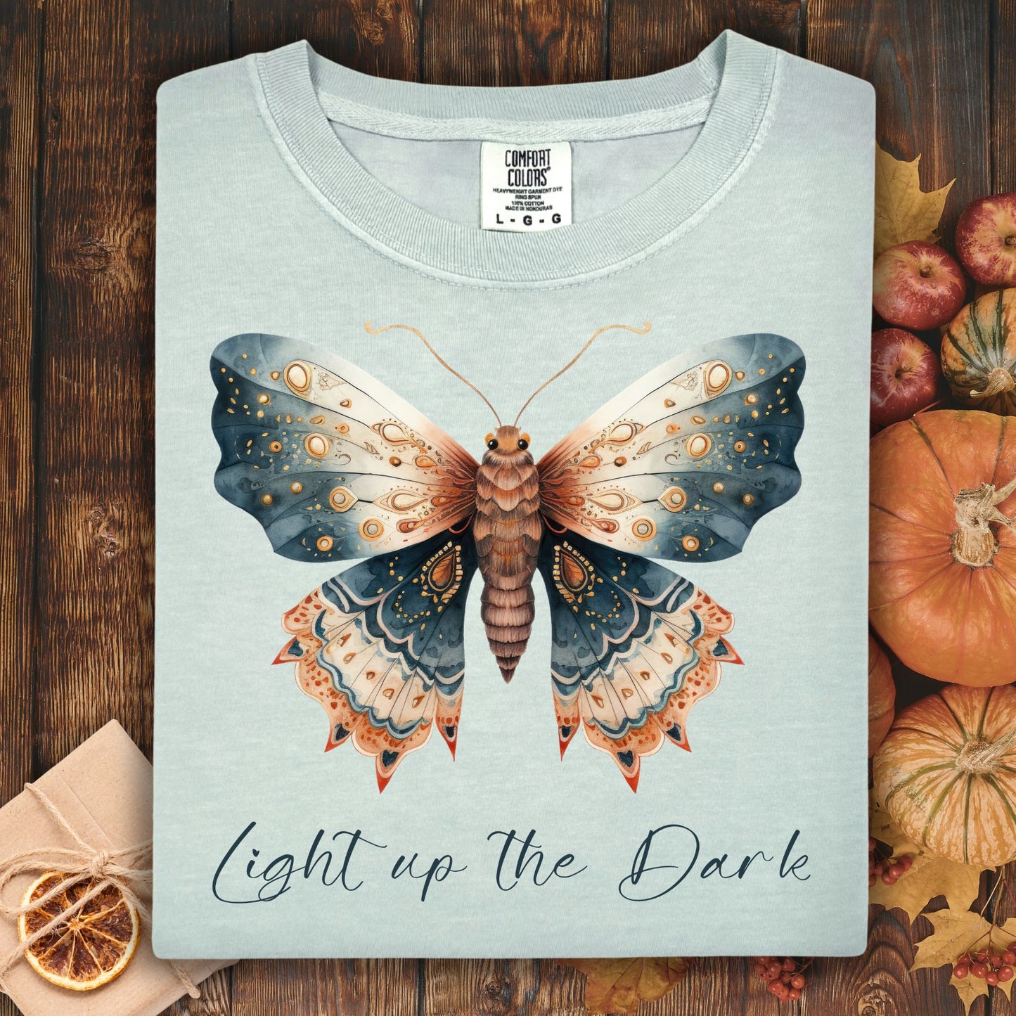Light Up the Dark Vintage Moth T-Shirt