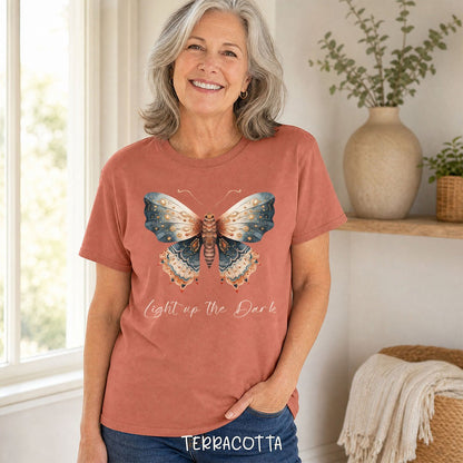 Light up the Dark Autumn Moth T-Shirt