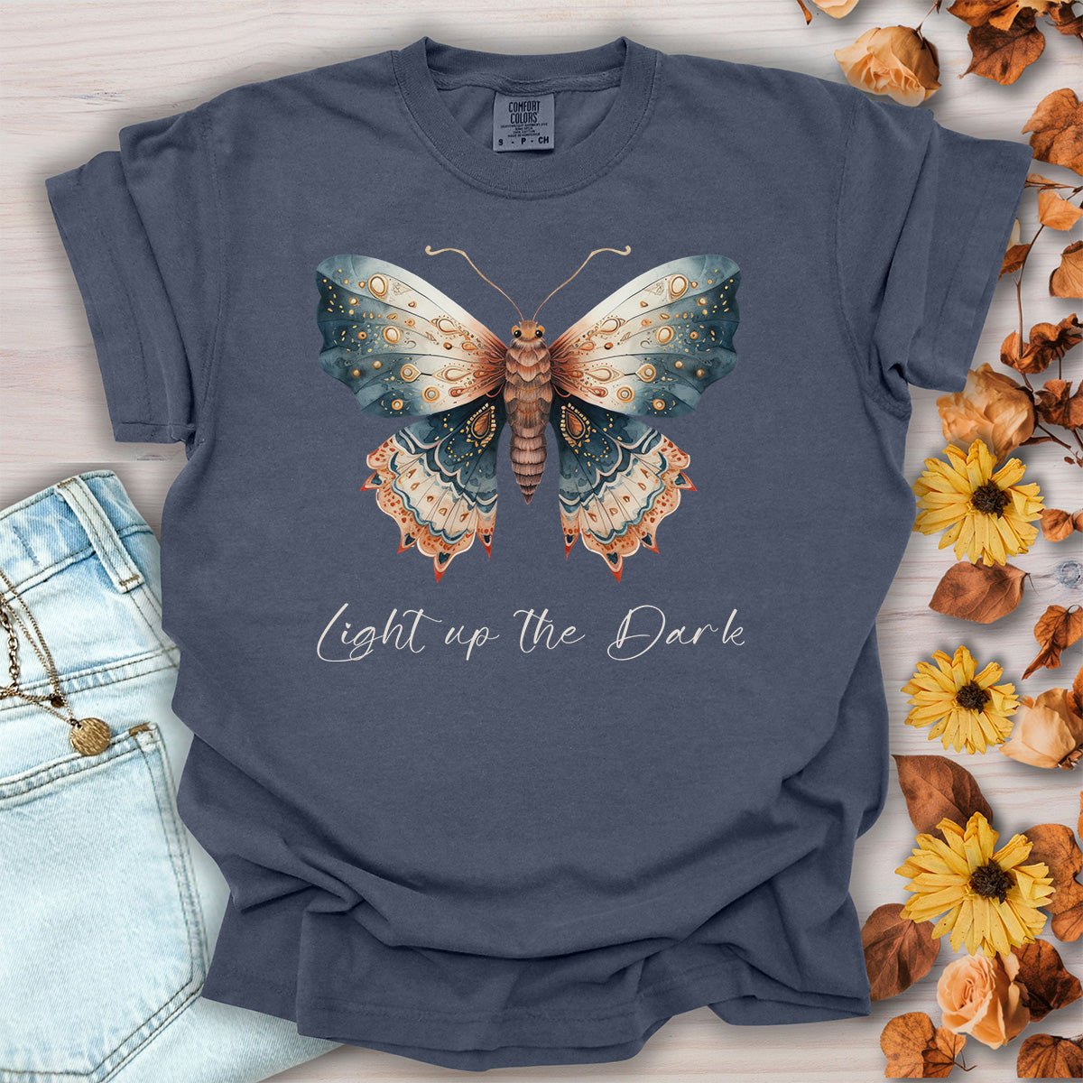 Light up the Dark Autumn Moth T-Shirt