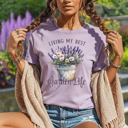 Wild Petal Threads T-Shirt Living My Best Garden Life T-Shirt