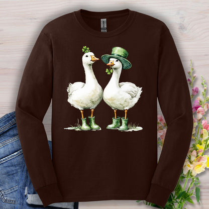 Lucky Geese St. Patrick's Day Long Sleeve Tee
