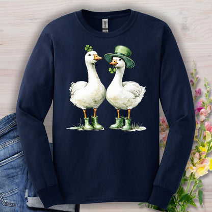 Lucky Geese St. Patrick's Day Long Sleeve Tee