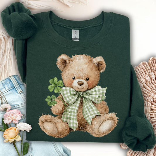 Lucky Irish Teddy Bear Sweatshirt