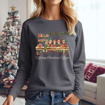 Making Christmas Magic Long Sleeve Tee