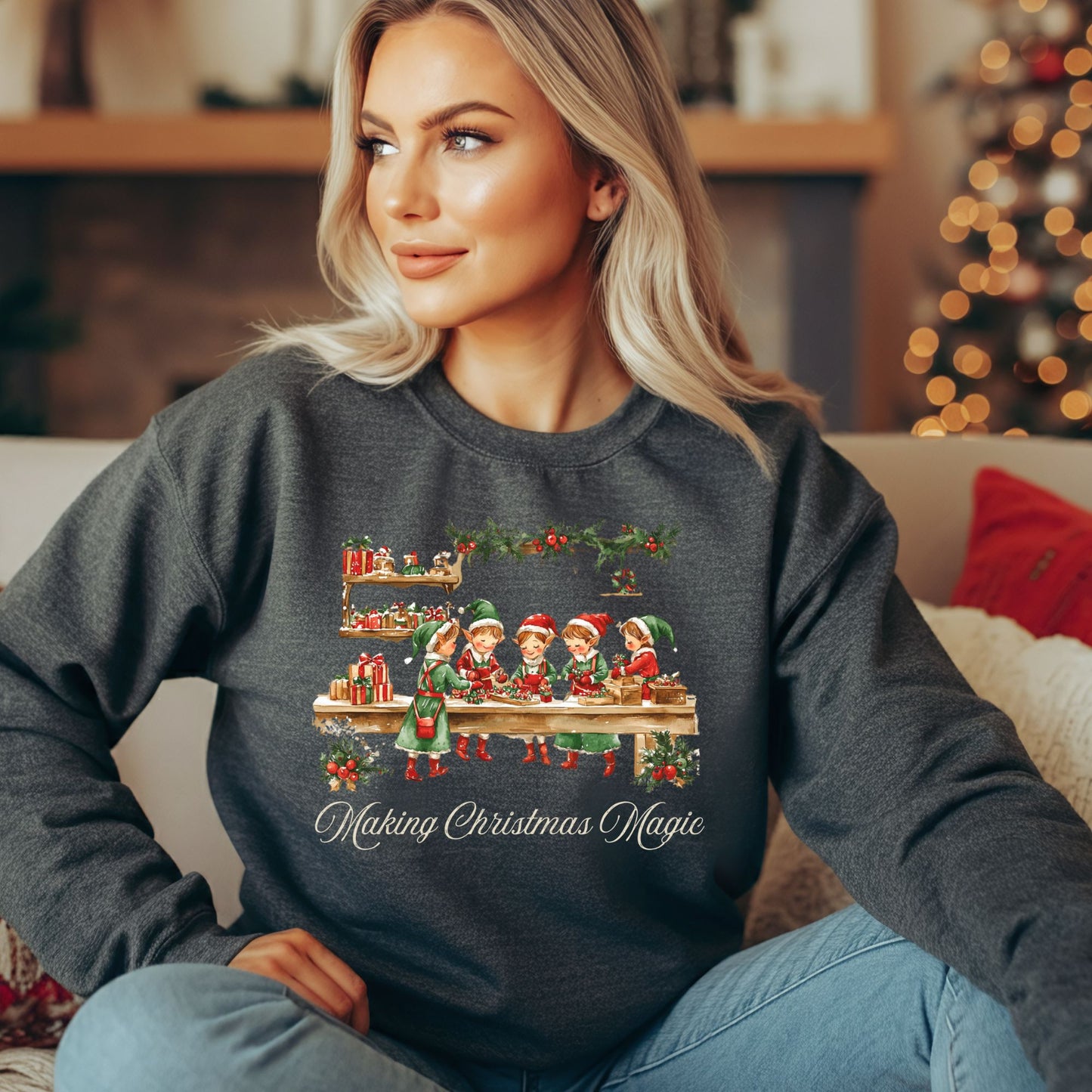 Making Christmas Magic Sweatshirt