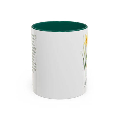 March Birth Month Flower Mug