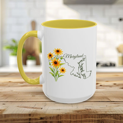 Maryland State Flower Mug — Black Eyed Susan (11/15oz)