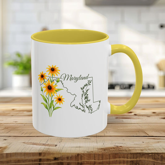 Maryland State Flower Mug — Black Eyed Susan (11/15oz)