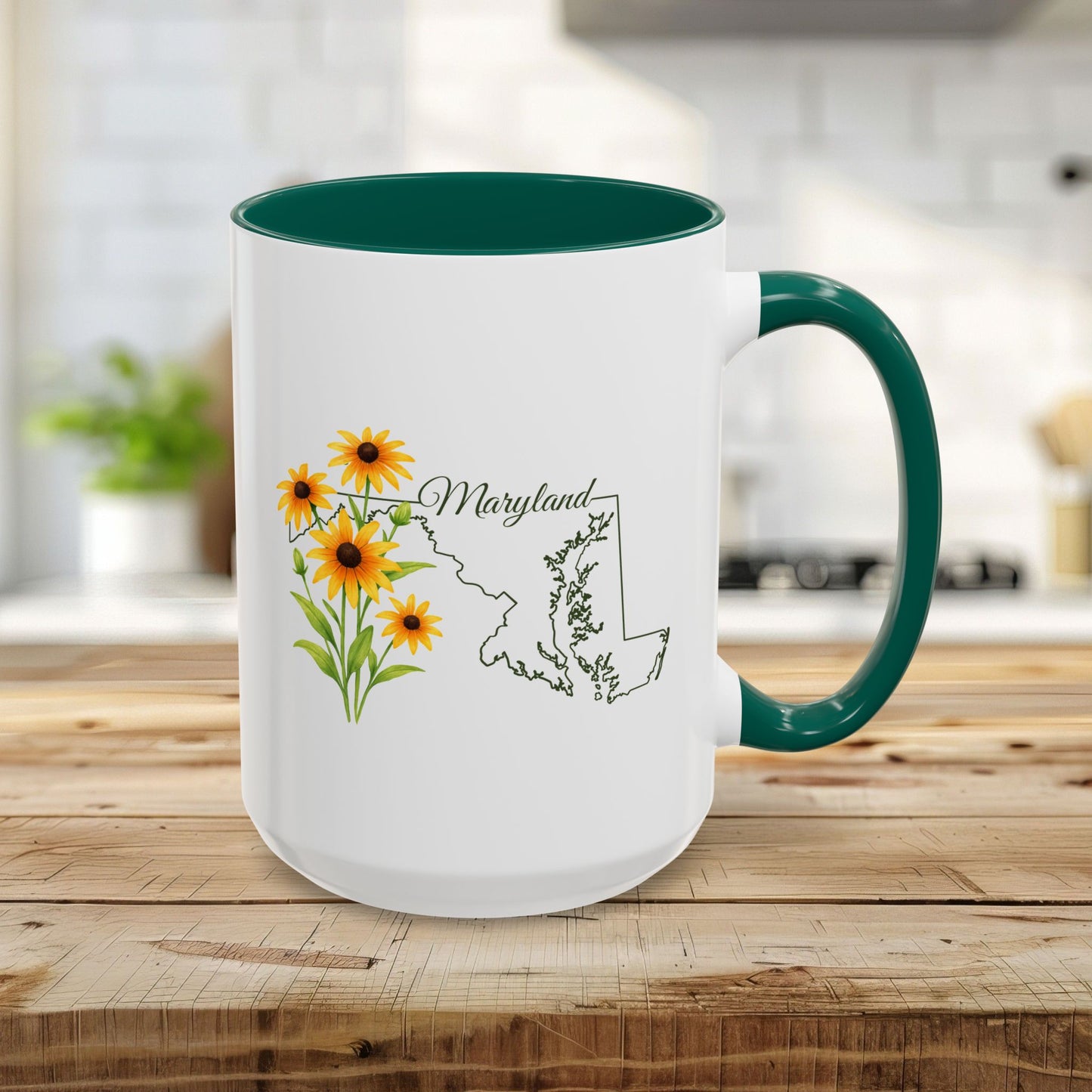 Maryland State Flower Mug — Black Eyed Susan (11/15oz)