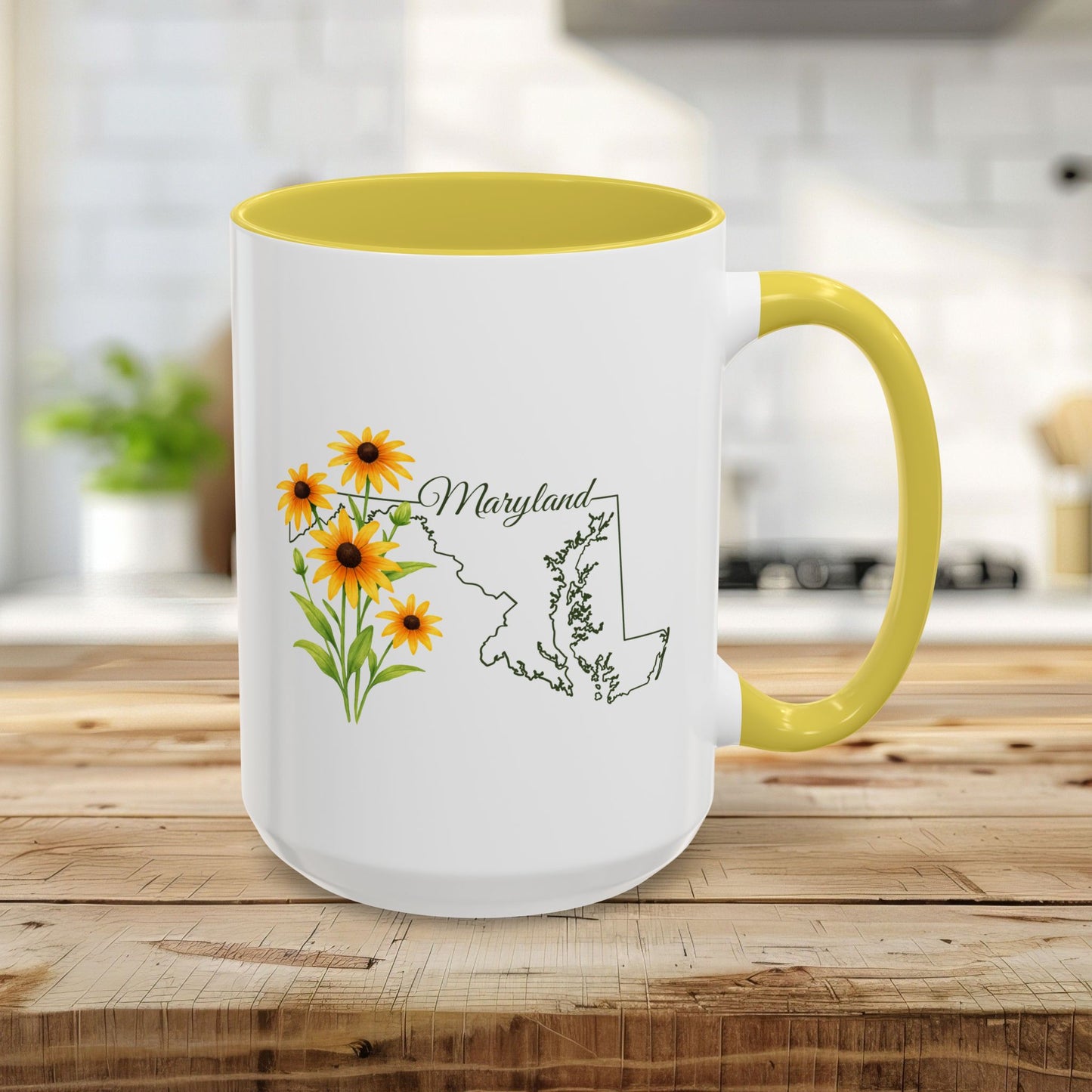 Maryland State Flower Mug — Black Eyed Susan (11/15oz)
