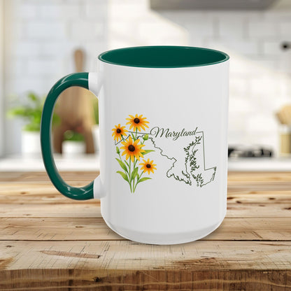 Maryland State Flower Mug — Black Eyed Susan (11/15oz)