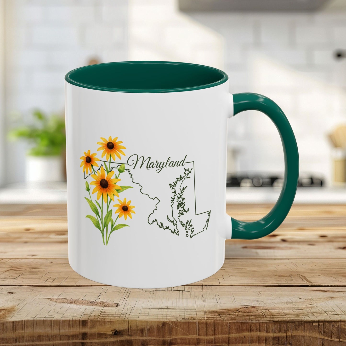 Maryland State Flower Mug — Black Eyed Susan (11/15oz)
