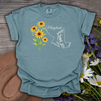 Maryland State Flower T-Shirt -  Black-Eyed Susan