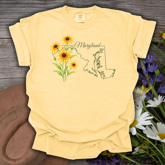 Maryland State Flower T-Shirt -  Black-Eyed Susan
