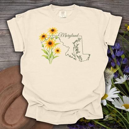 Maryland State Flower T-Shirt -  Black-Eyed Susan