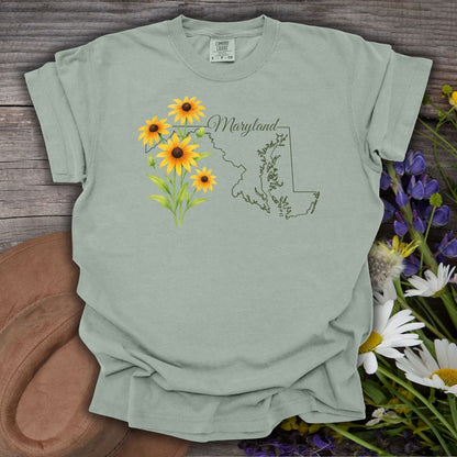 Maryland State Flower T-Shirt -  Black-Eyed Susan