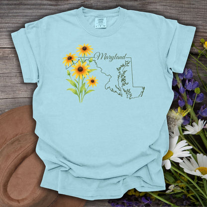 Maryland State Flower T-Shirt -  Black-Eyed Susan