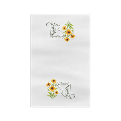 Maryland State Flower Tea Towel – Black Eyed Susan