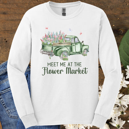 Meet Me at the Flower Market Vintage Long Sleeve Tee