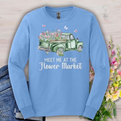 Meet Me at the Flower Market Vintage Long Sleeve Tee